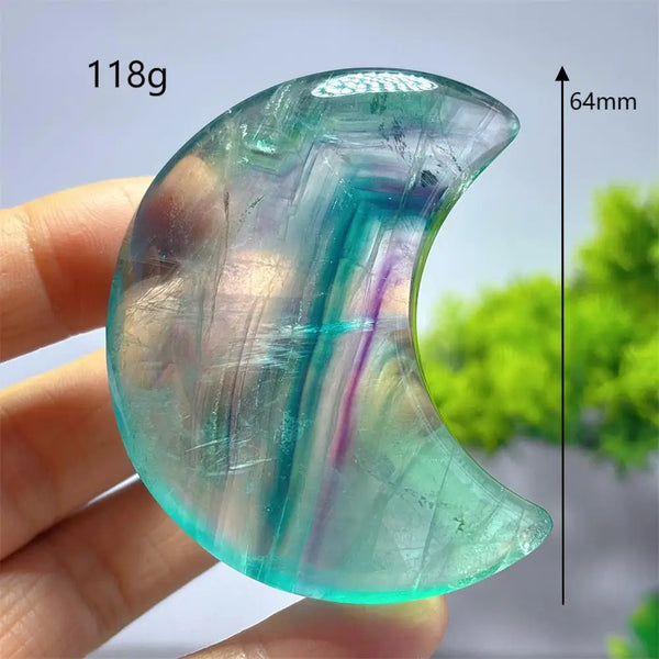 Rainbow Fluorite Moon-ToShay.org