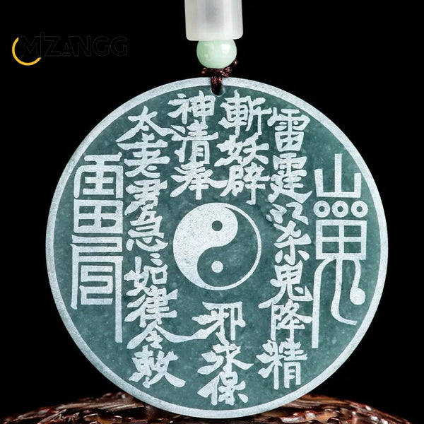 Blue Jadeite Pendant-ToShay.org