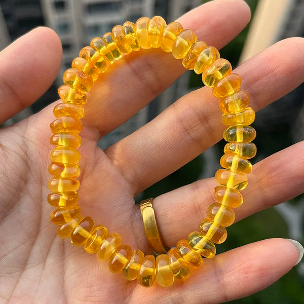 Yellow Amber Bracelet-ToShay.org