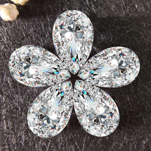 Clear Faceted Diamond-ToShay.org