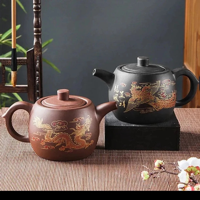Yixing Clay Painted Teapots-ToShay.org