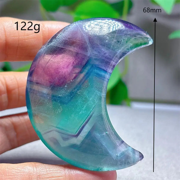 Rainbow Fluorite Moon-ToShay.org