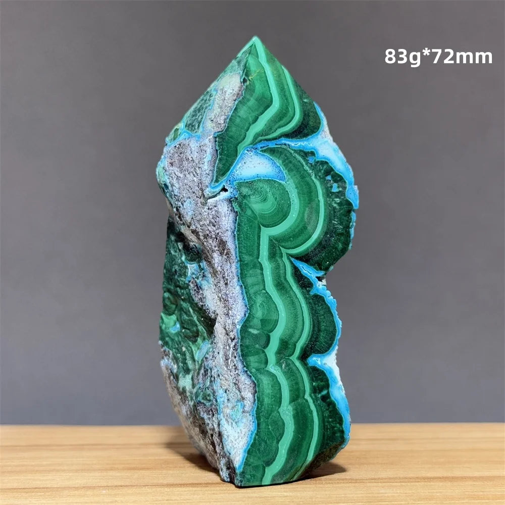 Blue Chrysocolla Tower-ToShay.org
