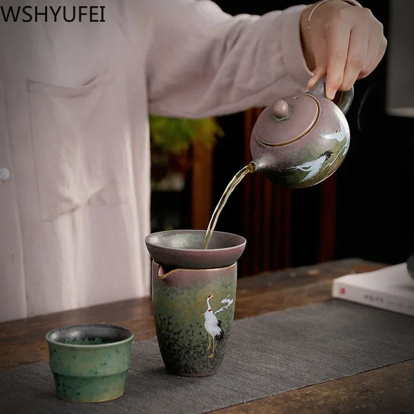 Crane Ceramic Teapots-ToShay.org