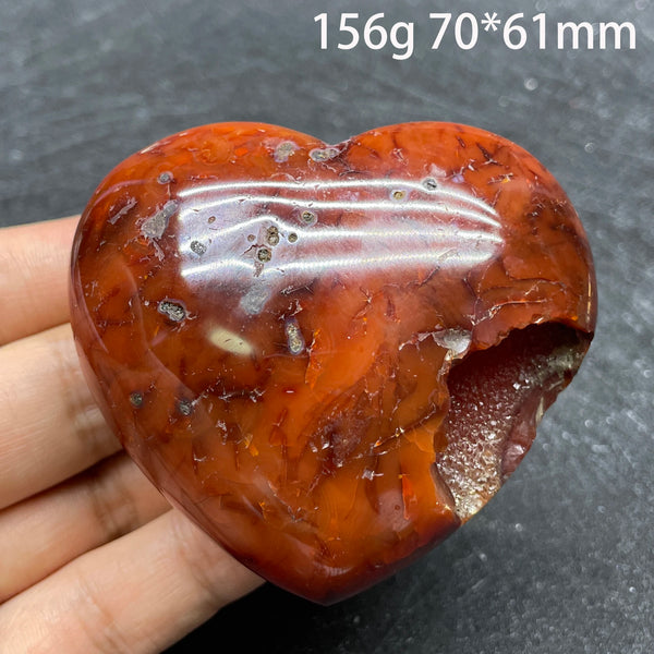 Orange Carnelian Hearts-ToShay.org