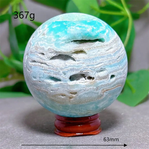 Blue Hemimorphite Ball-ToShay.org