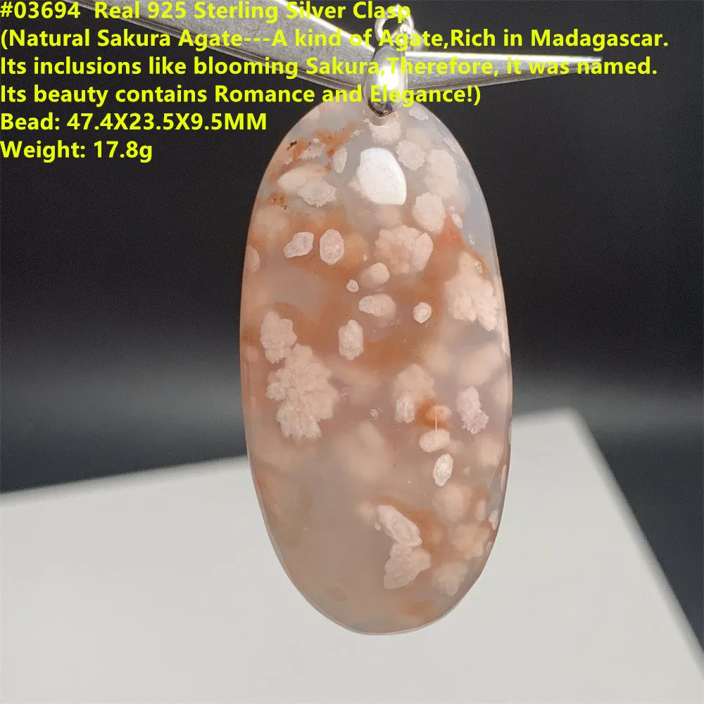 Pink Cherry Blossom Agate-ToShay.org