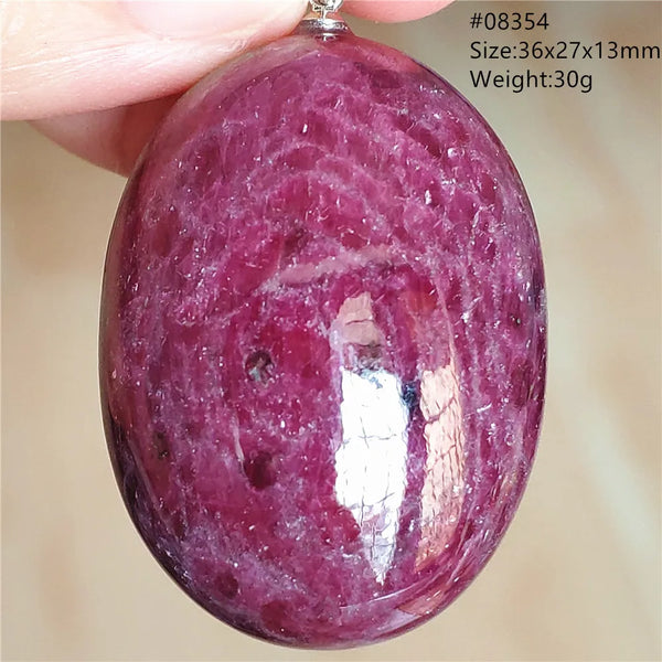 Red Ruby Zoisite Pendant-ToShay.org