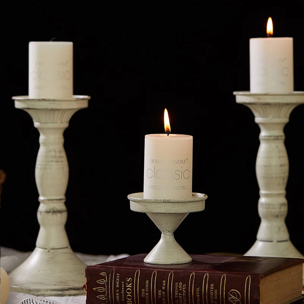 White Candle Stands-ToShay.org