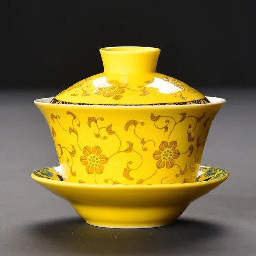 Dragon Gaiwan Ceramic Tea Bowl-ToShay.org