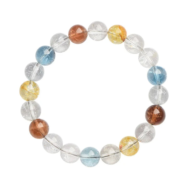 Rainbow Topaz Bead Bracelet-ToShay.org