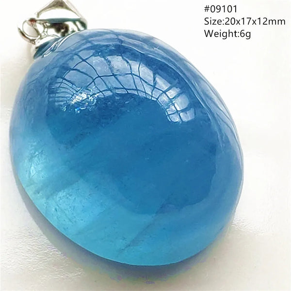 Blue Aquamarine Pendant-ToShay.org