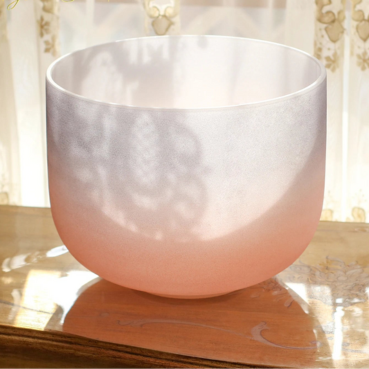 Frosted Crystal Singing Bowl-ToShay.org