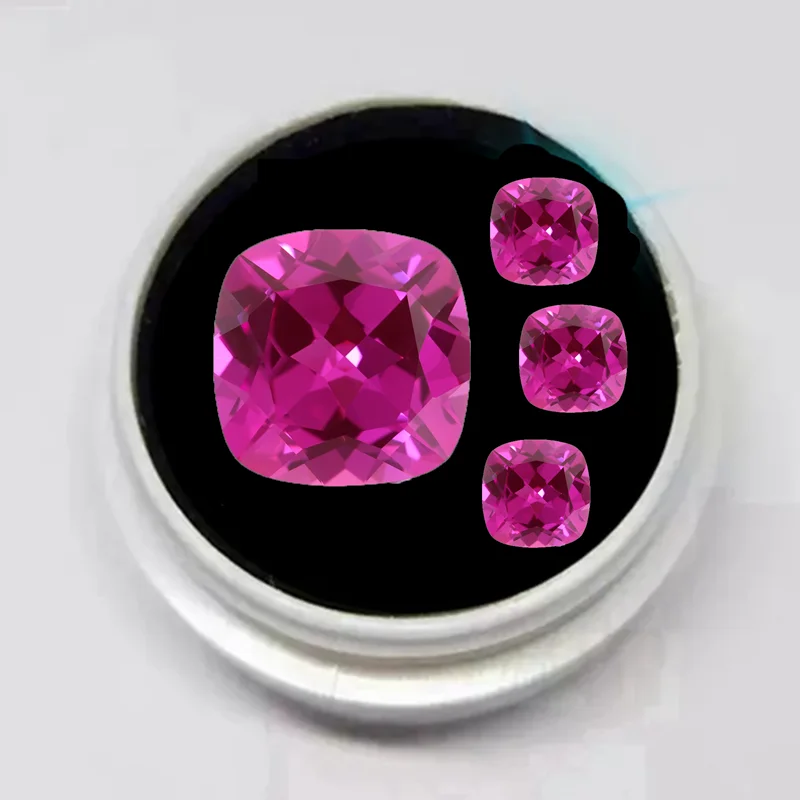 Pink Ruby Faceted Gems-ToShay.org
