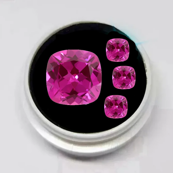 Pink Ruby Faceted Gems-ToShay.org