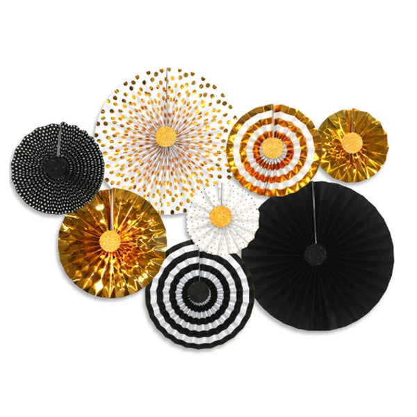 Gold Paper Fans-ToShay.org