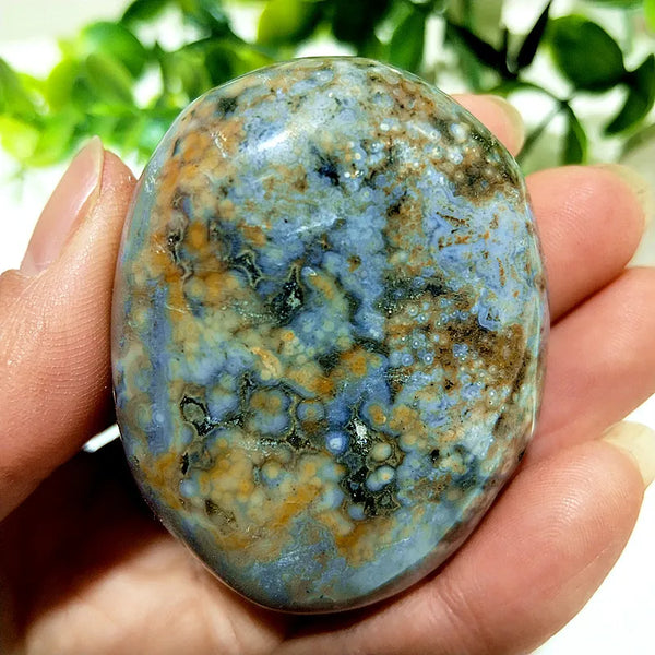 Ocean Jasper Palm Stone-ToShay.org