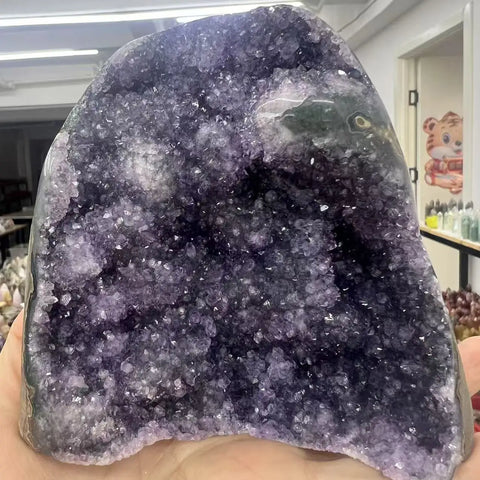 Purple Amethyst Quartz Cluster-ToShay.org