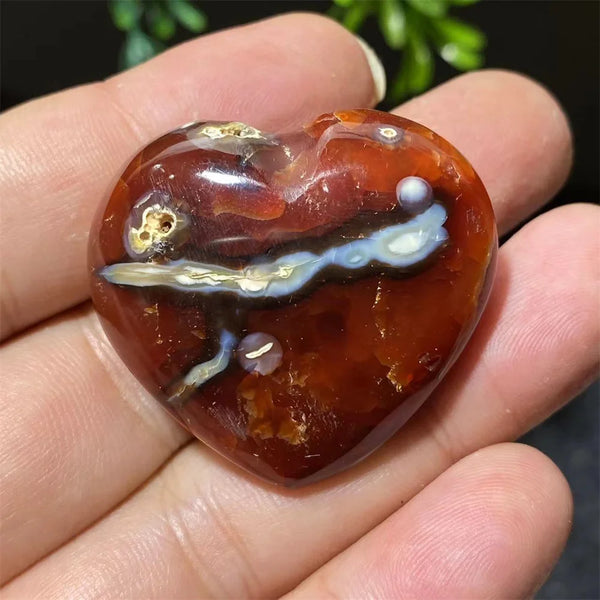 Orange Carnelian Heart-ToShay.org