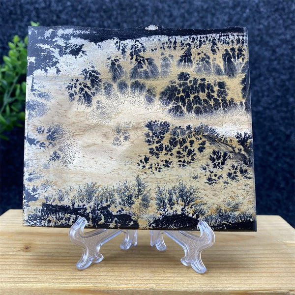 Blue Landscape Painting Slices-ToShay.org