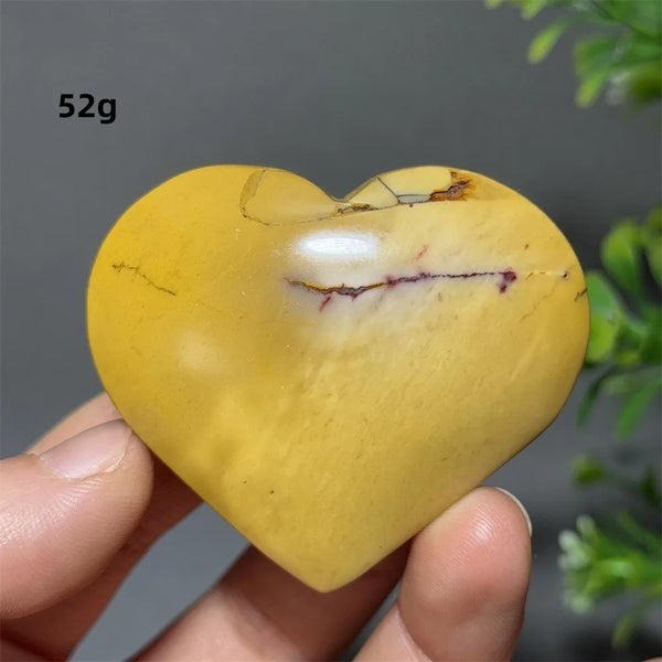Yellow Mookaite Heart-ToShay.org