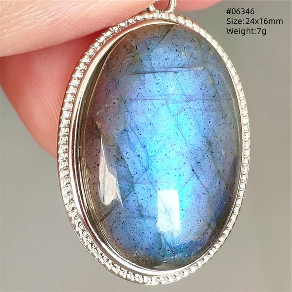 Blue Light Labradorite Pendant-ToShay.org
