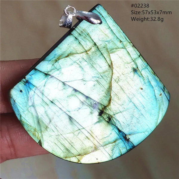 Blue Light Labradorite Pendant-ToShay.org