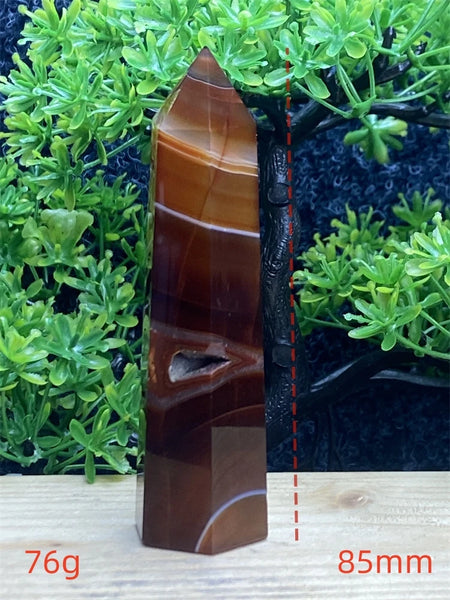 Orange Carnelian Wand-ToShay.org