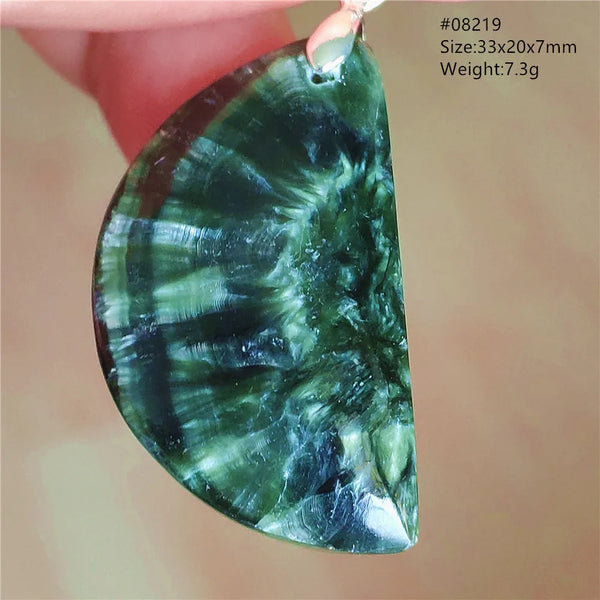 Green Seraphinite Pendant-ToShay.org