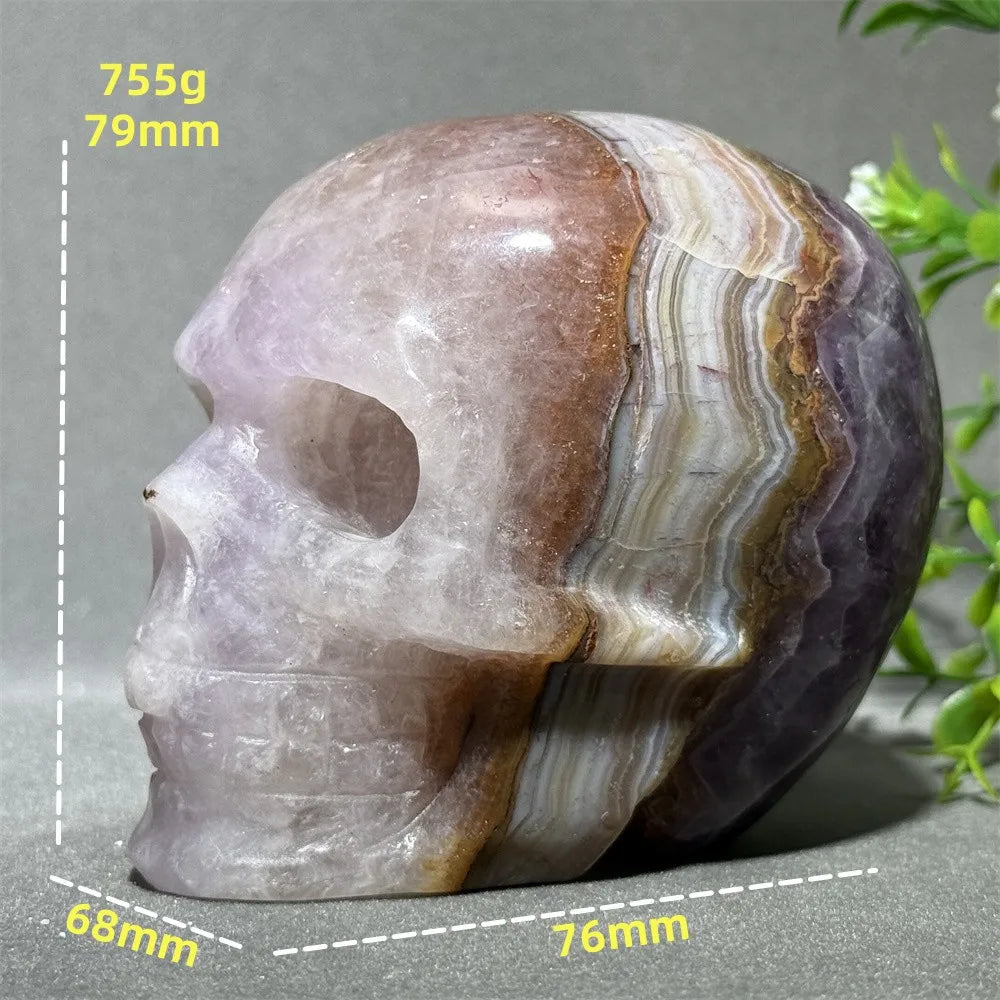 Purple Dream Amethyst Skull-ToShay.org