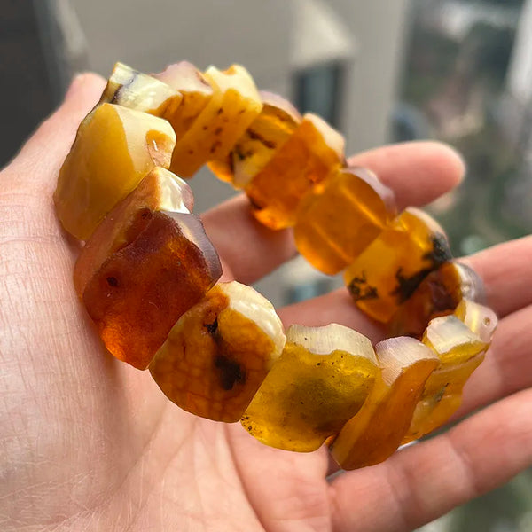 Yellow Amber Bracelet-ToShay.org
