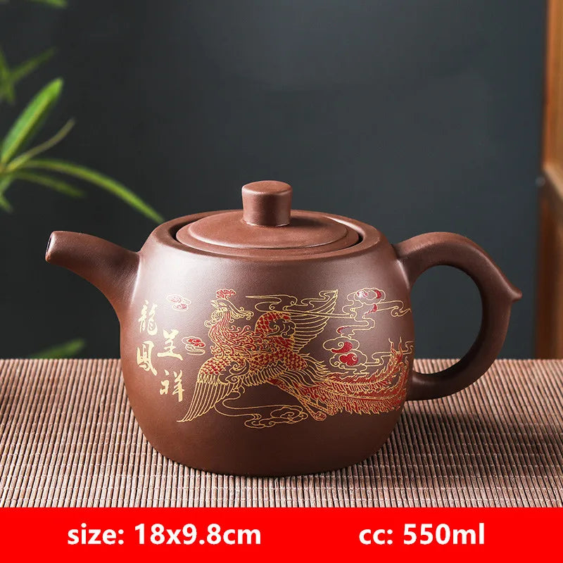 Yixing Clay Painted Teapots-ToShay.org