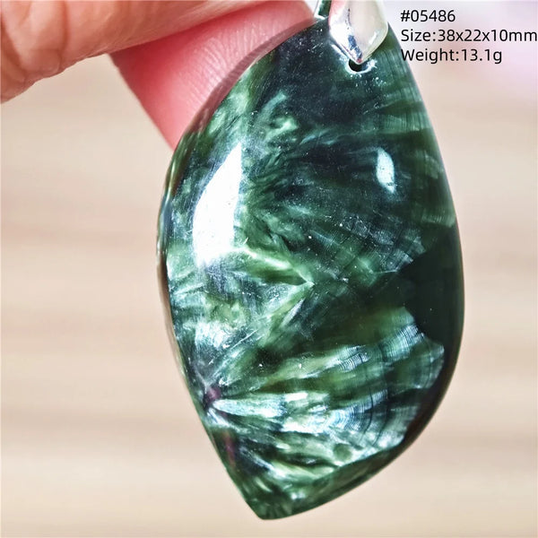 Green Seraphinite Pendant-ToShay.org