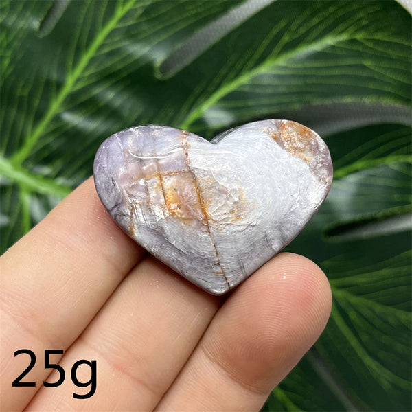 Purple Mica Crystal Heart-ToShay.org