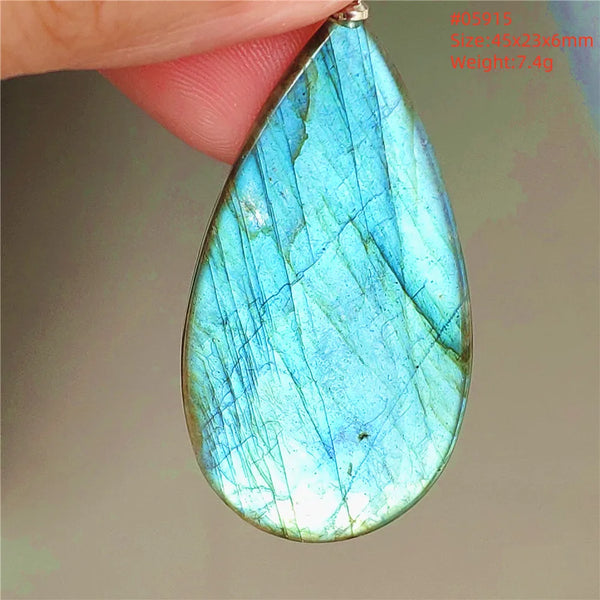 Blue Light Labradorite Pendant-ToShay.org
