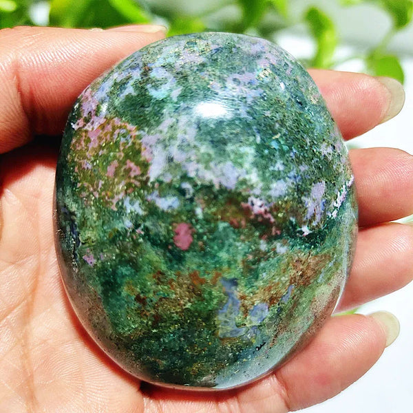 Ocean Jasper Palm Stone-ToShay.org