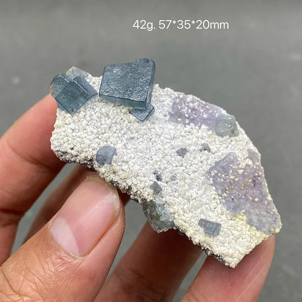 Blue Fluorite Crystal-ToShay.org