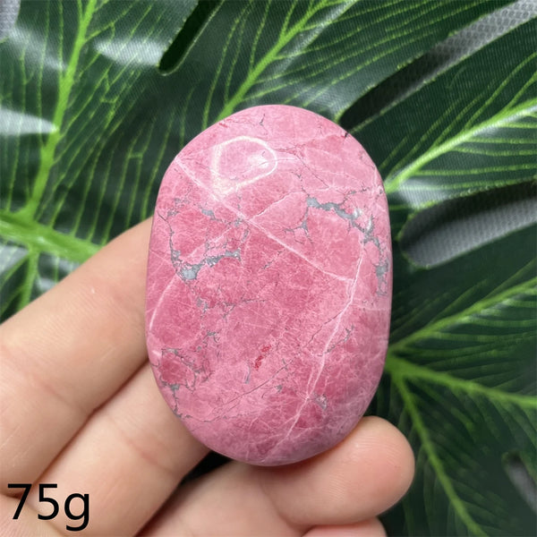 Pink Peach Jade Palm Stone-ToShay.org