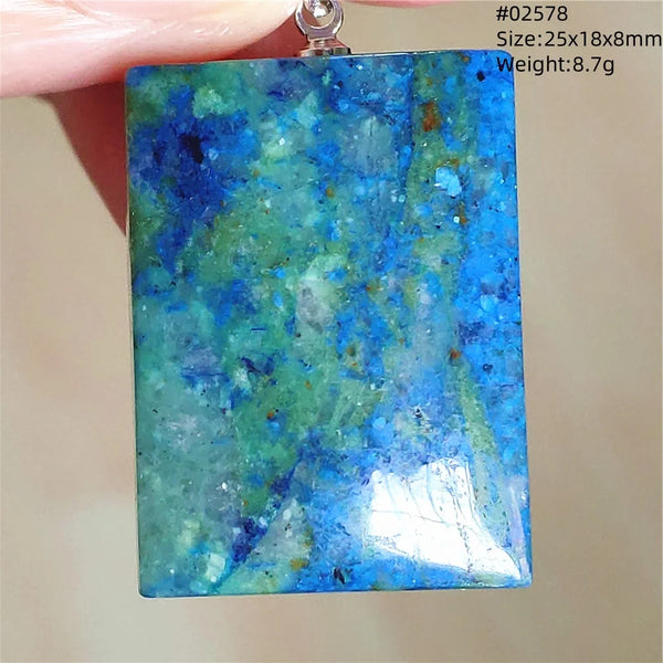 Blue Azurite Pendant-ToShay.org