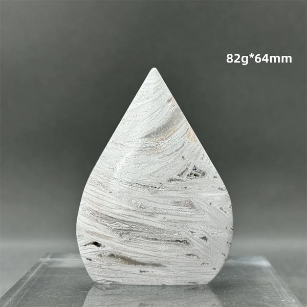 White Lace Agate Torch-ToShay.org