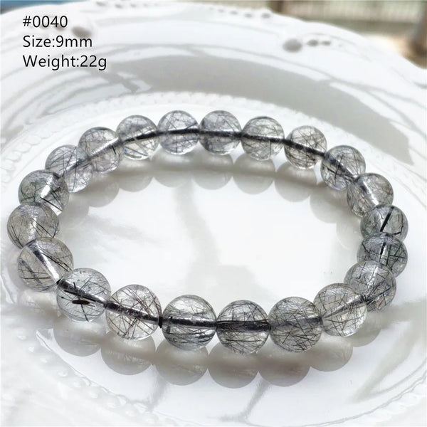 Black Rutilated Quartz Bracelet-ToShay.org