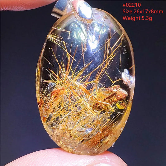 Copper Rutilated Quartz Pendant-ToShay.org