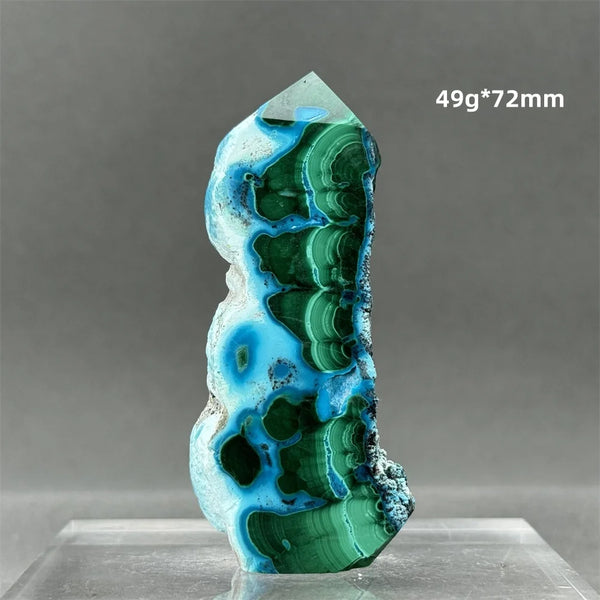 Blue Green Chrysocolla Stone-ToShay.org