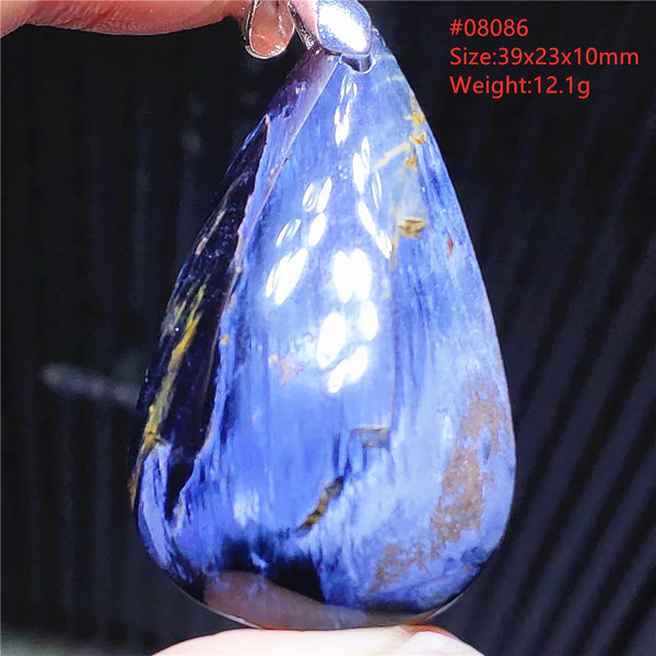 Blue Pietersite Chatoyant Pendant-ToShay.org