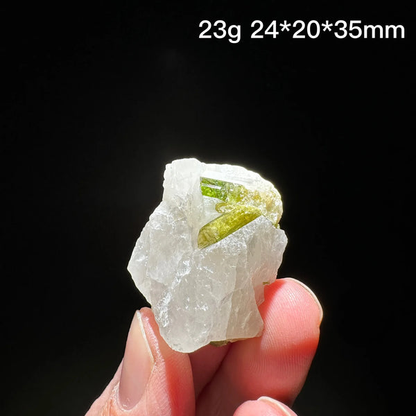 Green Tourmaline Crystal-ToShay.org