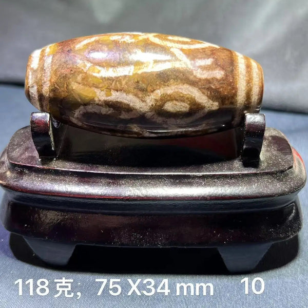 Tibetan Eye Agate Dzi Bead-ToShay.org