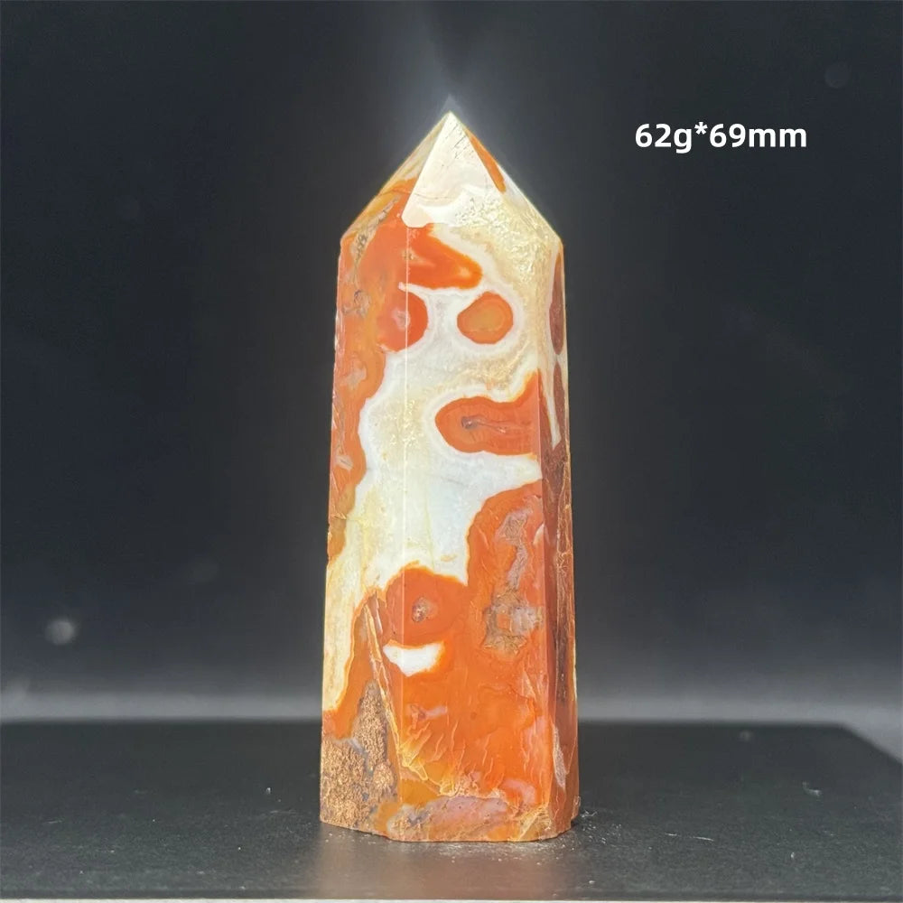 Red Moss Agate Point-ToShay.org