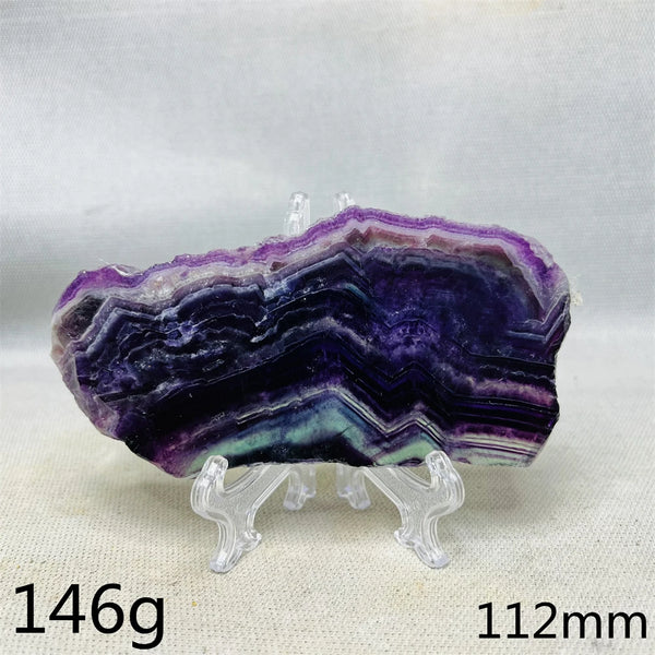Purple Fluorite Rainbow Slice-ToShay.org