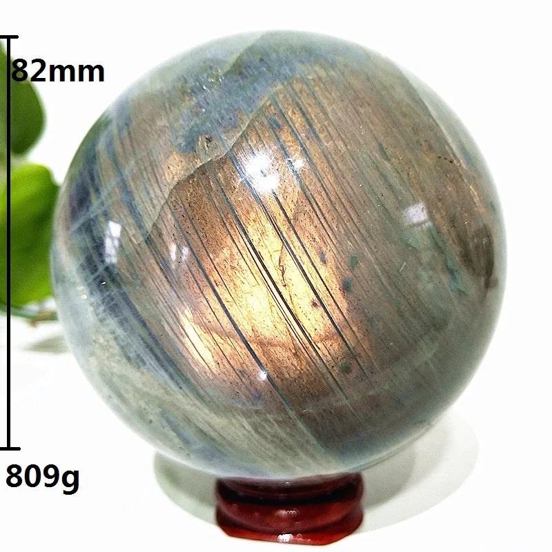 Yellow Labradorite Crystal Ball-ToShay.org