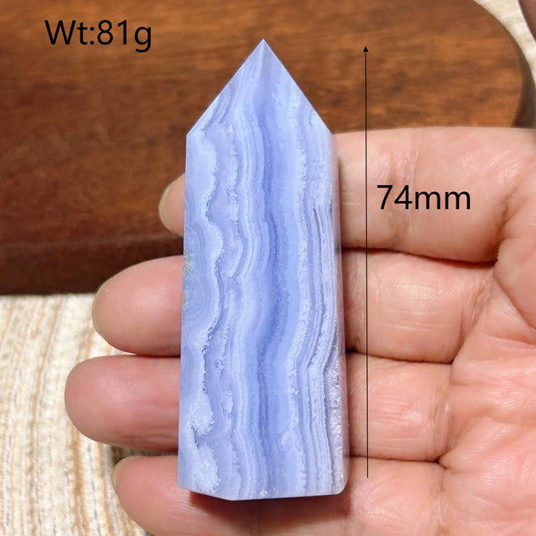 Blue Lace Agate Point-ToShay.org